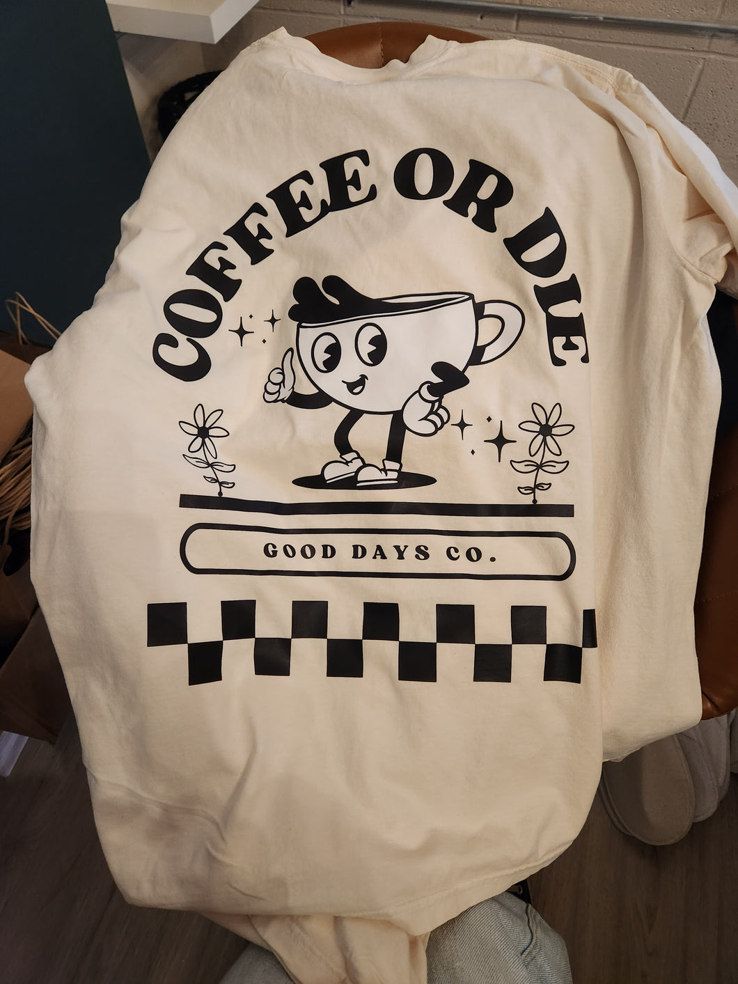 Coffee or Die Retro Tee