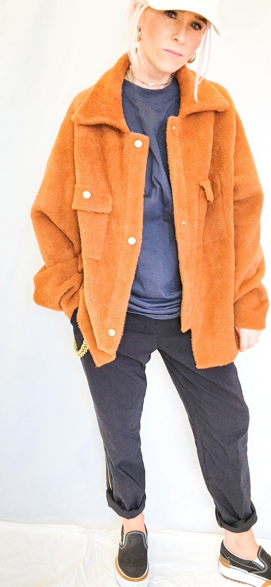 Disco Drop Sleeve Shacket