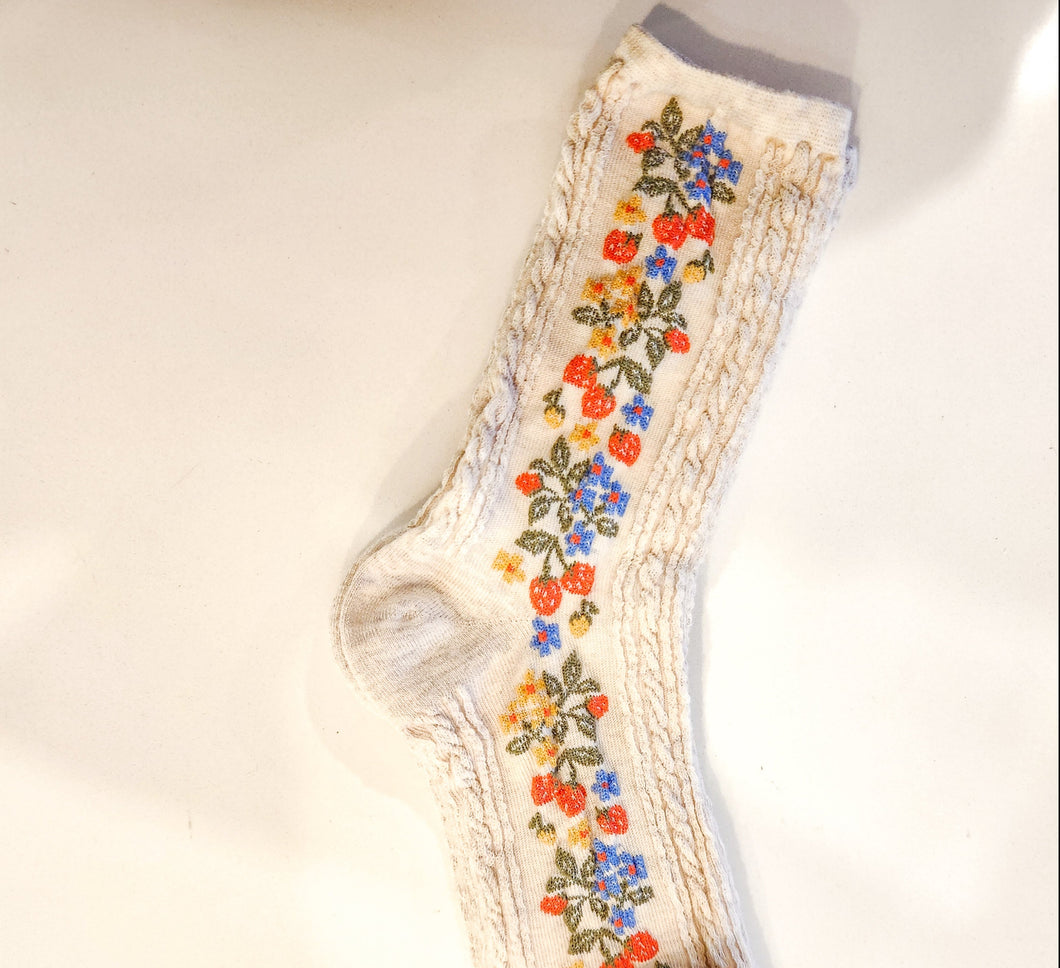 Garden Girl Sock