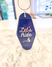 Load image into Gallery viewer, Let's Ride Keychain
