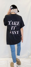 Load image into Gallery viewer, Take It Easy Smiley Tee

